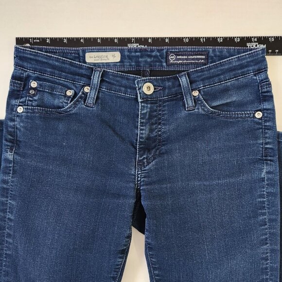 AG Adriano Goldschmied The Legging Super Skinny Fit 27 Blue Stretch Low Rise - Picture 5 of 10
